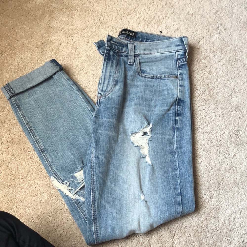 Express Girlfriend midrise jean